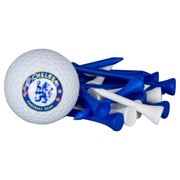 Chelsea Golf Gift Ball and Tee Set