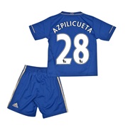 Chelsea Home Mini Kit 2012/13 with Azpilicueta 28 printing