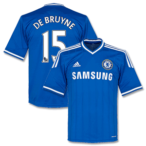 Chelsea Home Shirt 2013 2014 + De Bruyne 15