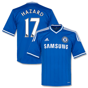 Chelsea Home Shirt 2013 2014 + Hazard 17