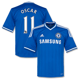 Chelsea Home Shirt 2013 2014 + Oscar 11