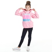 Chelsea Love Graphic Hoody - Sherbet Pink - Older Girls