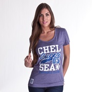 Chelsea Super 05 Crew Neck T-Shirt - Heron Marl - Womens