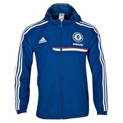Chelsea Training Presentation Jacket Kids Dk Blue