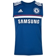 Chelsea Training Sleeveless Jersey - Kids Dk Blue