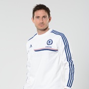 Chelsea Training Sweat Top White