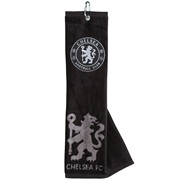 Chelsea Tri-Fold Towel - Black/Silver