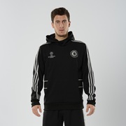 Chelsea UCL Training Hooded Sweatshirt Black