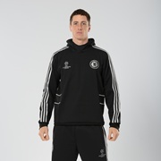 Chelsea UCL Training Hooded Sweatshirt - Kids Black
