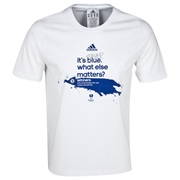 Chelsea UEFA Europa League Winners 2012/13 Its Silver Graphic T-Shirt - White/Blue White