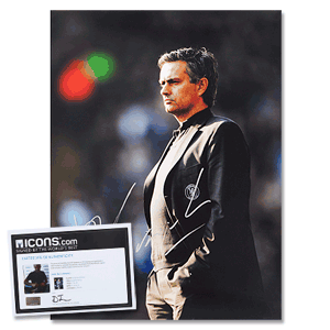 Jose Mourinho "Stamford Bridge Hero" Chelsea Signed Photo