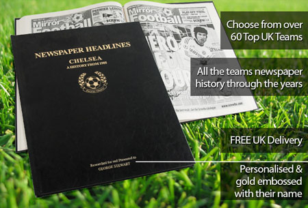 Personalised Chelsea Football Book