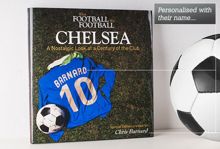 Personalised Football History Book - Chelsea