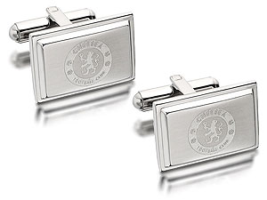 Stainless Steel Chelsea FC Crest Swivel Cufflinks - 102480