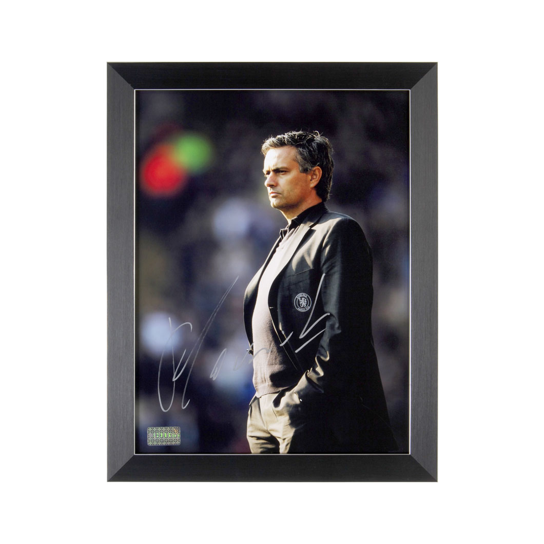Standard Pre-framed Jose Mourinho Signed Chelsea Photo: Stamford Bridge Hero