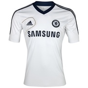 adidas Chelsea Training Jersey - White/Collegiate Navy/Light Football Gold - Kids
