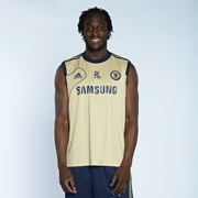 adidas Chelsea Training Sleeveless Jersey - Light Football Gold/Collegiate Navy
