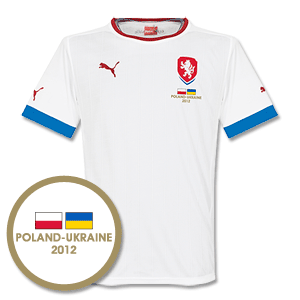 12-13 Czech Republic Away Shirt + Poland - Ukraine 2012 Transfer