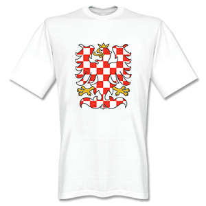 Czech Republic Crest T-shirt - White
