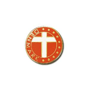 Denmark Enamel Pin Badge