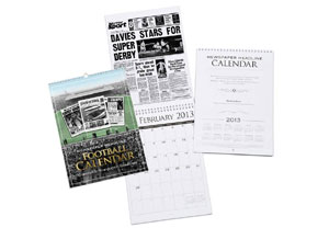 Derby County Football Club A4 Personalised Calendar