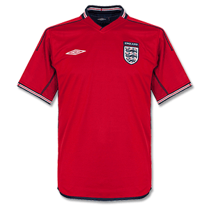02-03 England Away Shirt - Reversible