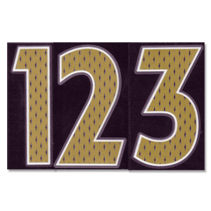 06-08 England Away Official Front Numbers