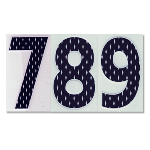 07-09 England Home Official Front Numbers