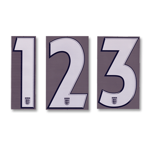 08-10 England Away Back Numbers Name and Number Transfer