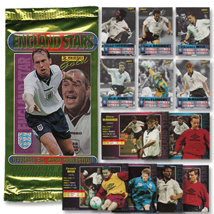 1996 England Euro'96 Trading Cards