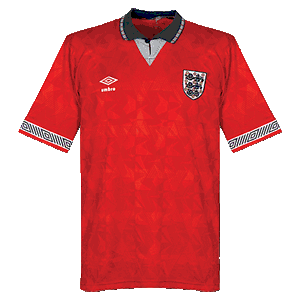 90-93 England Away Shirt - Grade 8
