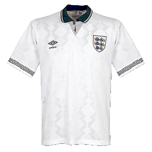 90-93 England Home Shirt - Grade 8