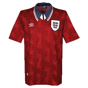 93-95 England Away Shirt - Grade 8