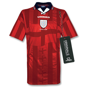 97-99 England Away Shirt - Players