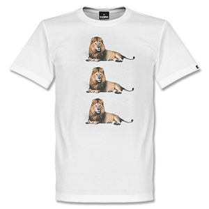 Copa England 3 Lions T-Shirt - White