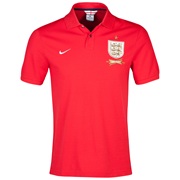England Authentic Grand Slam Polo Red