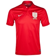 England Away Shirt 2013/14 - Mens Red with Welbeck 9 printing