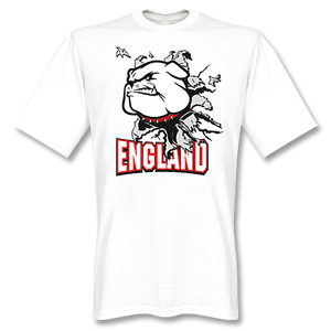 England Bulldog T-Shirt - White