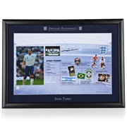 England FA John Terry Biography Framed Print