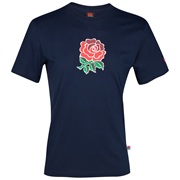 England Graphic Cotton T-Shirt - Youths - Navy