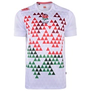 England Home 7inches Rugby Pro Shirt 2013-Bright White-Kids