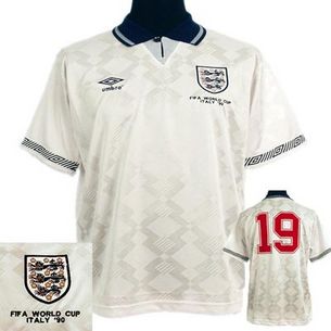 England Italia 1990 with Embroidery