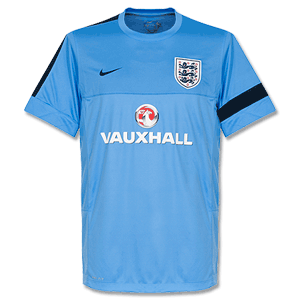 England Light Blue Training Top 1 2013 2014