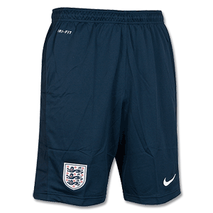 England Navy Longer Knit Shorts 2013 2014