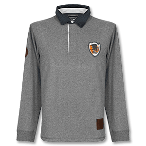 England Rugby Union Authentic L/S Rugby Shirt - Grey