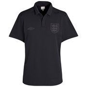 England Short Sleeve Shirt - Black
