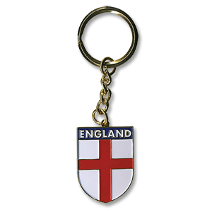 England St George's Cross Metal Keyring