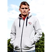 England Uglies Graphic Full Zip Hoody - Classic Marl Grey