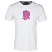 England Uglies Rose Graphic Cotton T-Shirt White