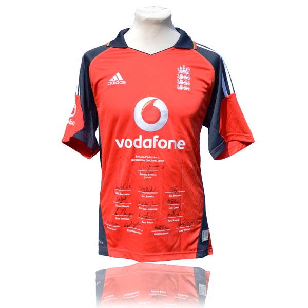 England vs. Australia 2009 - Signed ODI Shirt